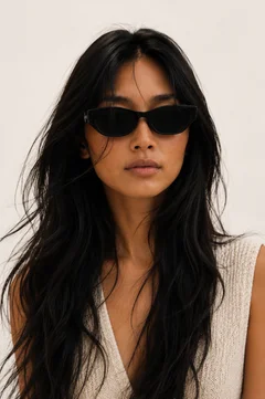 Butterfly Black TR90 Sunglasses #BS0824-0189