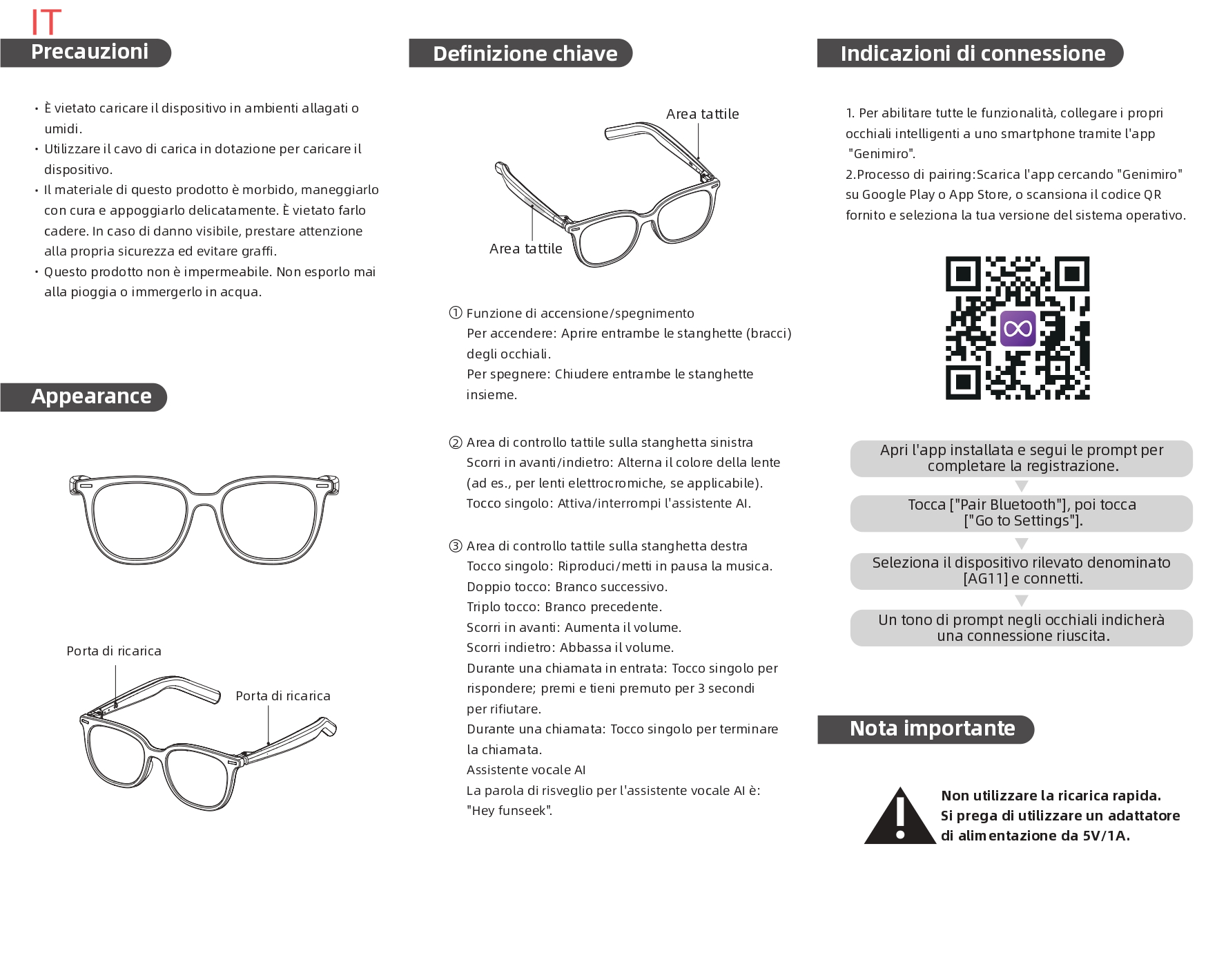 Gafas de sol electrocrómicas inteligentes con IA AG11 TR90 rojas n.° BS1223-0003