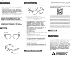 Occhiali intelligenti AG18 TR90 neri con intelligenza artificiale #BS1223-0004
