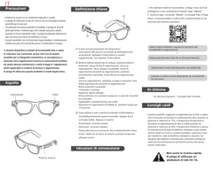 Occhiali da sole intelligenti AG18 neri in TR90 con intelligenza artificiale #BS1223-0005