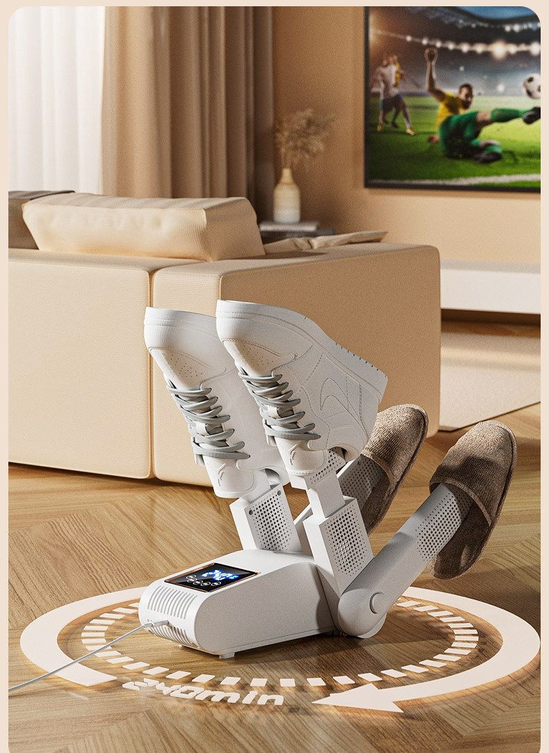 Sèche-chaussures et chauffe-bottes électrique pliable