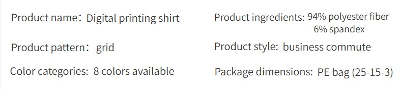 Camisa de manga larga a cuadros para hombre