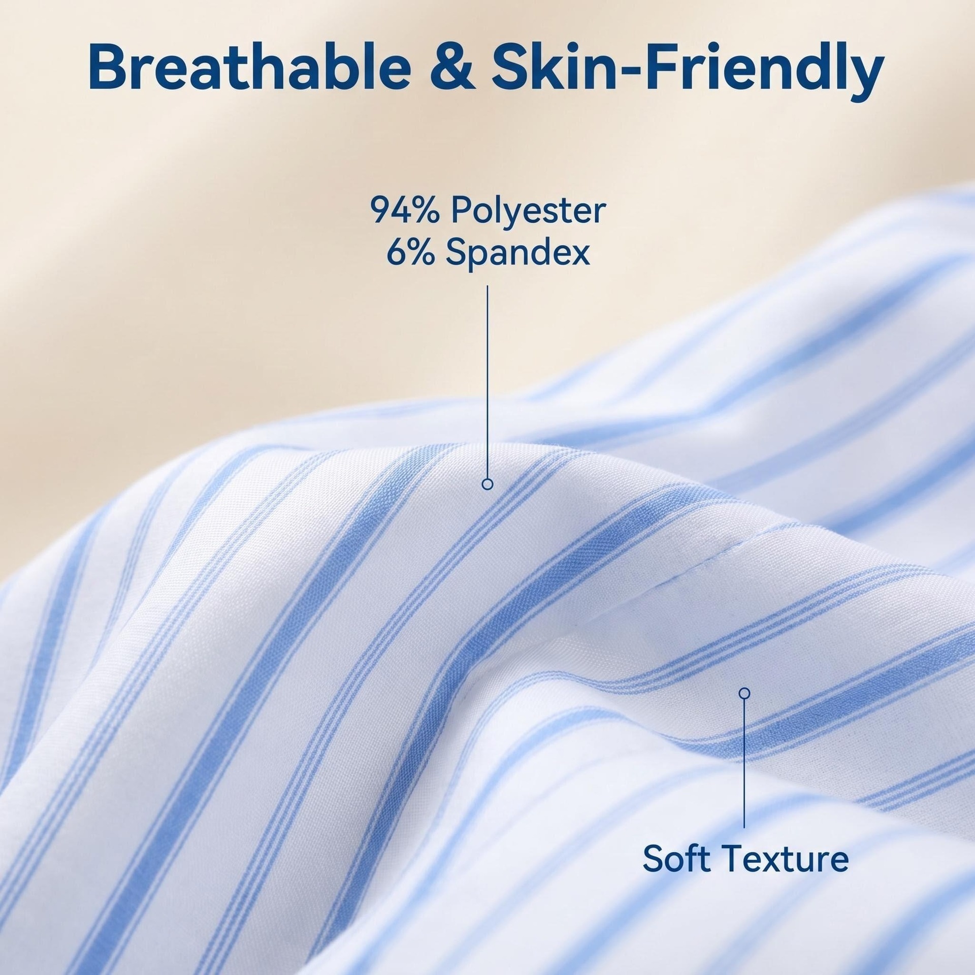 Camisas de vestir informales para hombre con cuello alto y rayas.