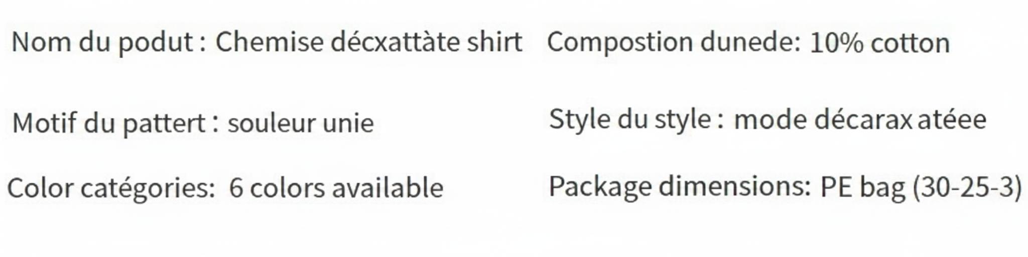 Chemise à manches longues pour homme en pur coton, tissu Oxford, couleur unie