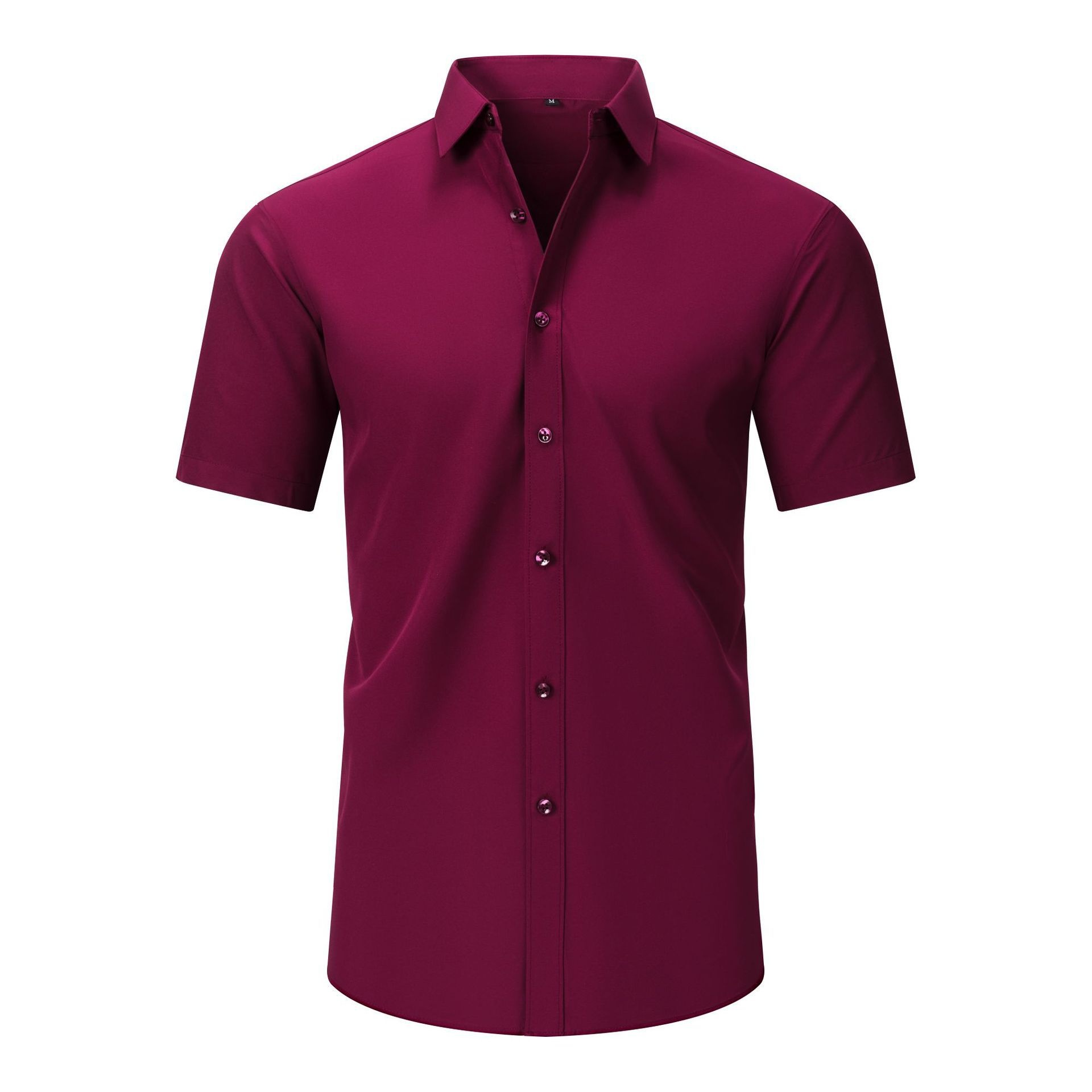 Camisa de manga corta resistente a las arrugas para hombre.