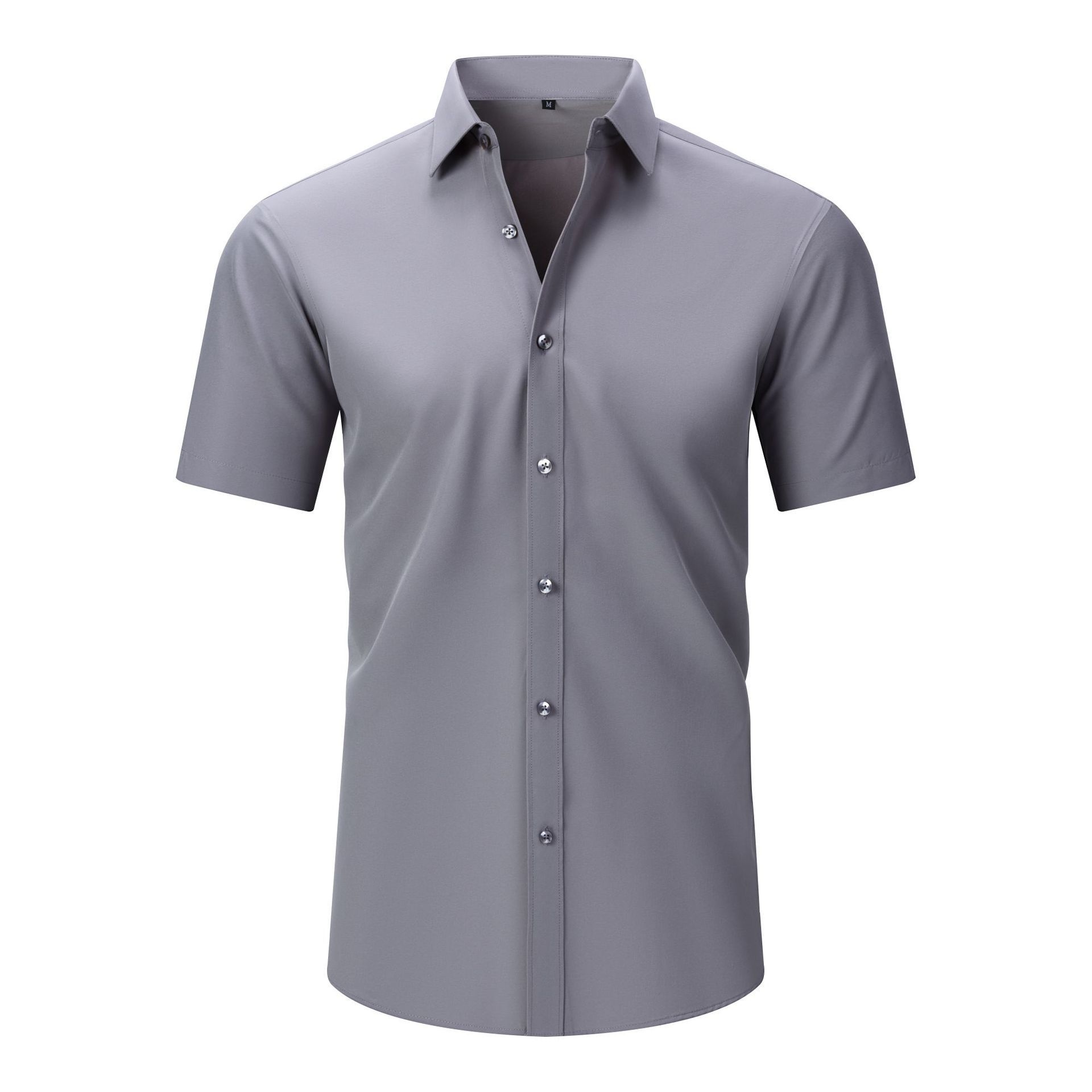 Camisa de manga corta resistente a las arrugas para hombre.