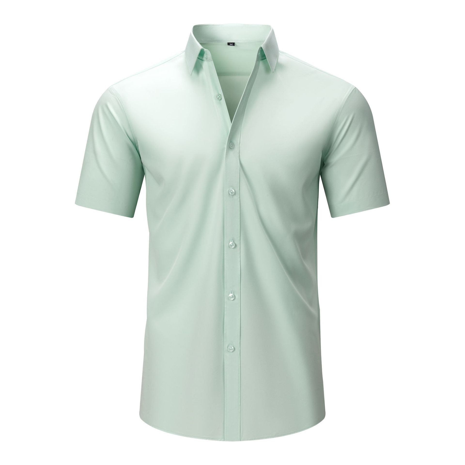 Camisa de manga corta resistente a las arrugas para hombre.