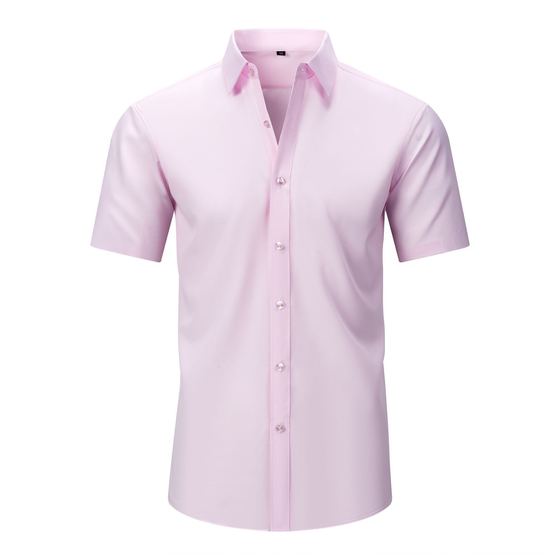 Camisa de manga corta resistente a las arrugas para hombre.