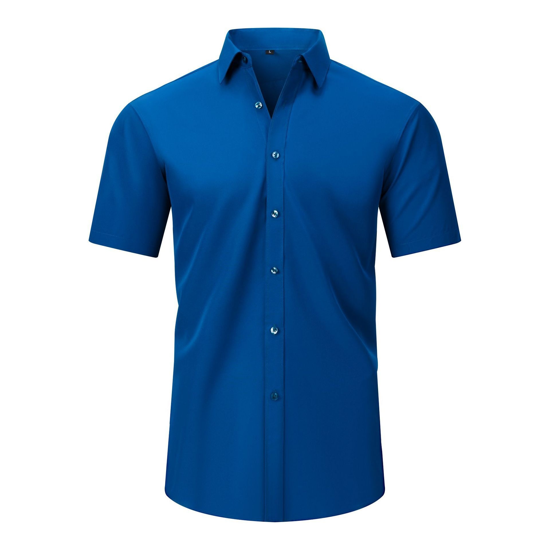Camisa de manga corta resistente a las arrugas para hombre.