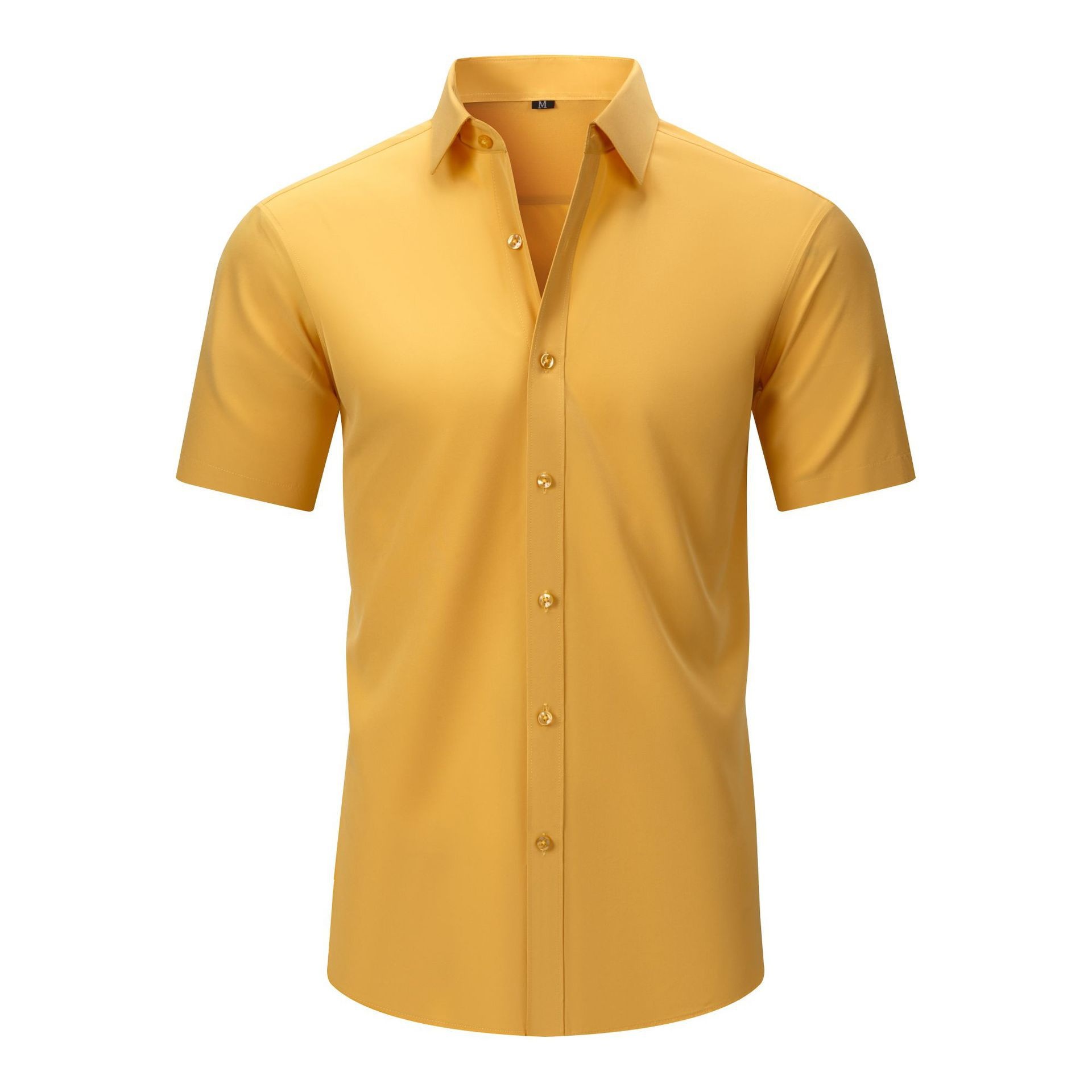 Camisa de manga corta resistente a las arrugas para hombre.