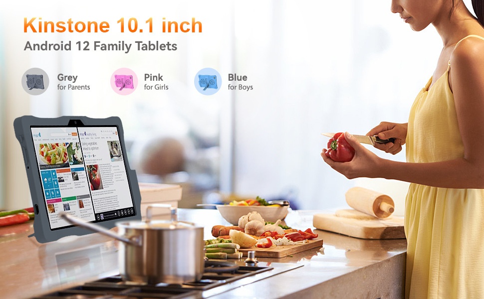 Kinstone 10.1 Inch Android 12 Tablet 3GB RAM 64GB Storage