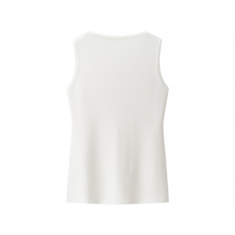 Gebreide top en rok set - Metallic gesp detail KUN-00010