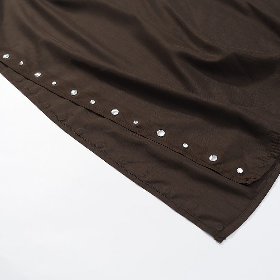 Women's Rivet Poncho Cape Top - Trendy European Style KUN-00137