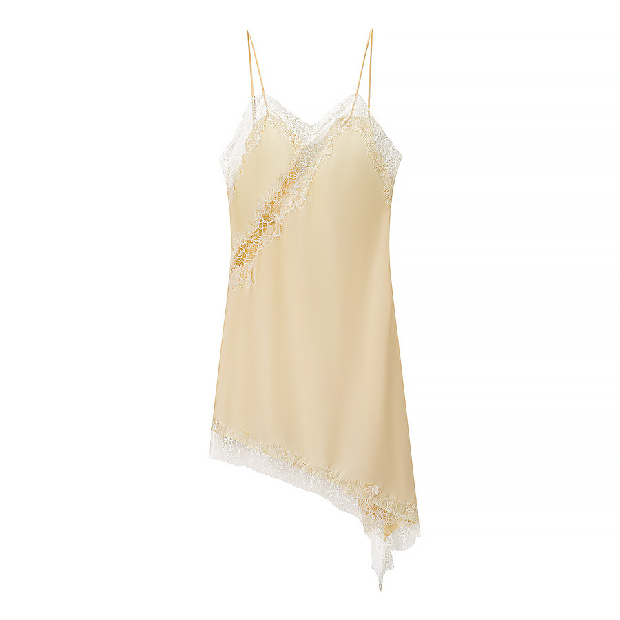 Lace Asymmetric Dress - Women's Elegant Fashion KUN-00068