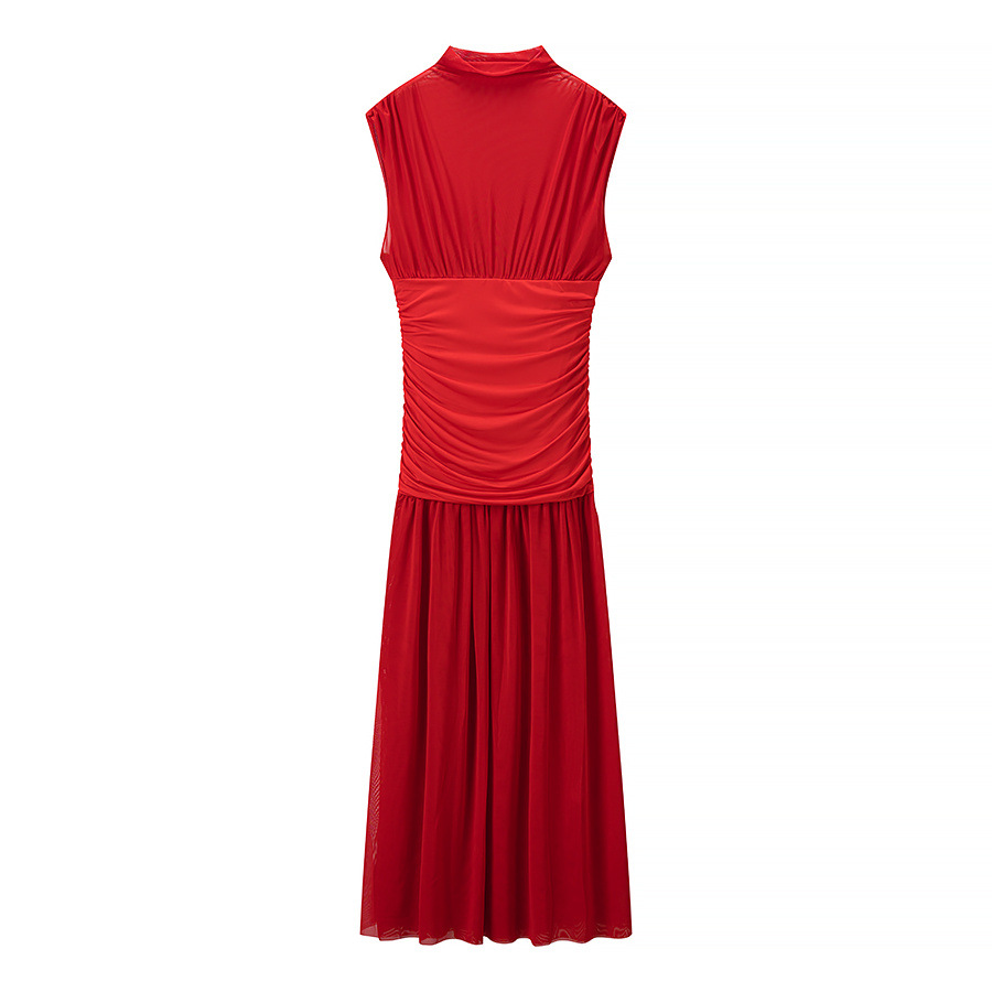 Mesh-Kleid, klassisch, modisch, Damen KUN-00102