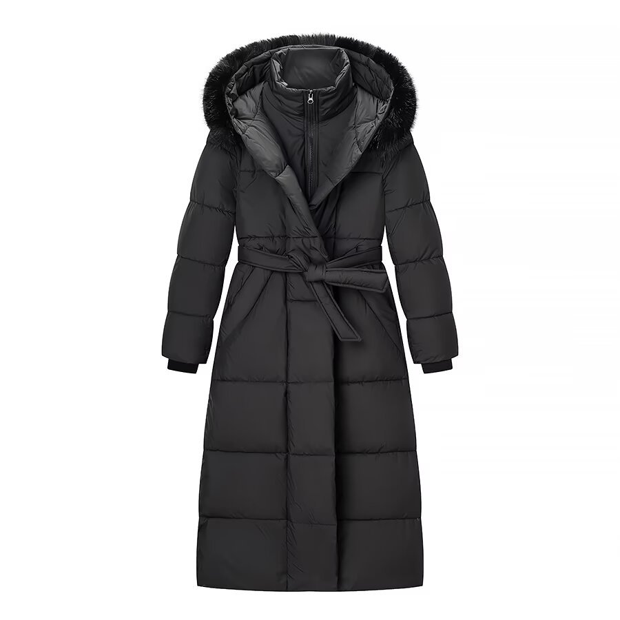 Women's Padded Long Coat Classic Fashion KUN-00020