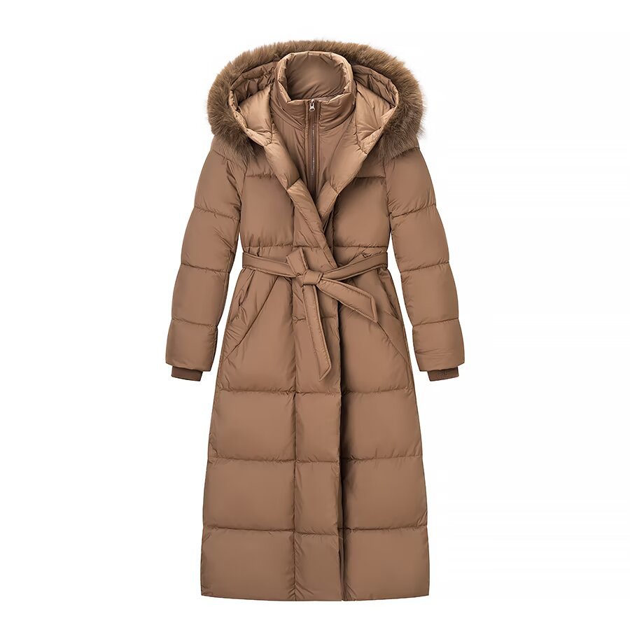 Women's Padded Long Coat Classic Fashion KUN-00020