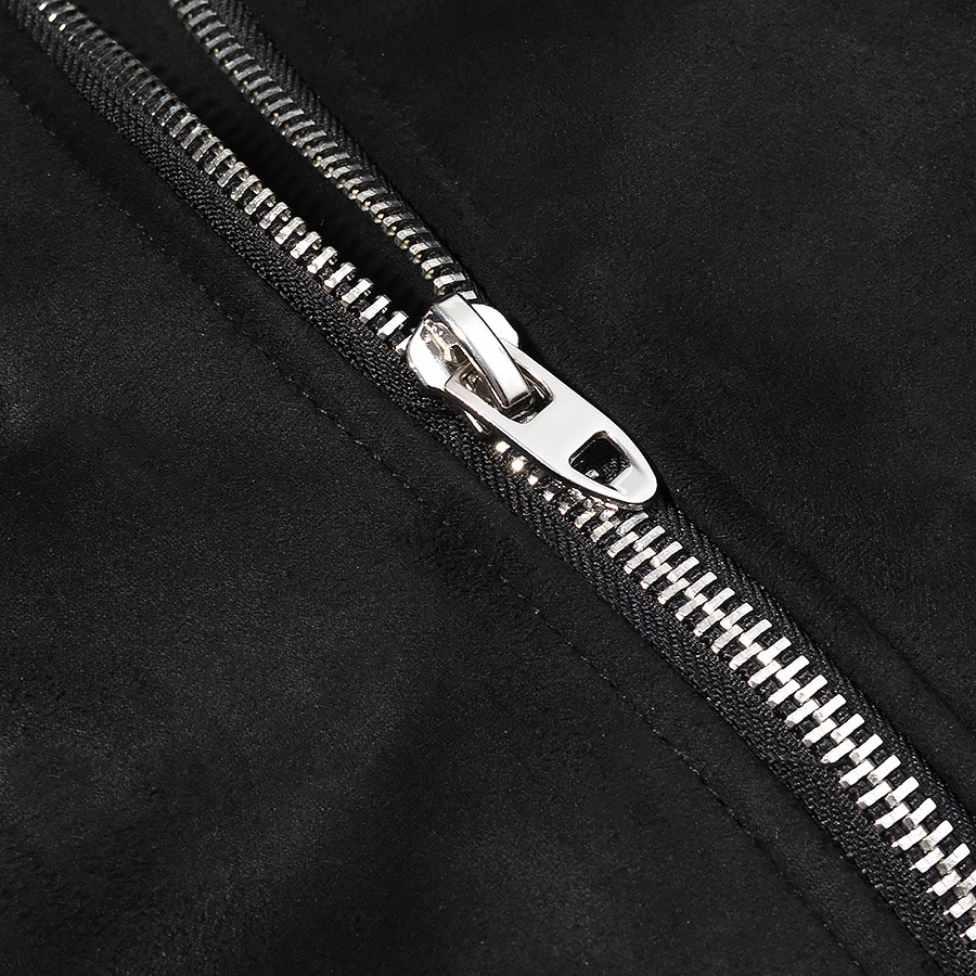 Veste en fausse fourrure de mouton retournée, vêtement d'extérieur tendance et décontracté KUN-00155