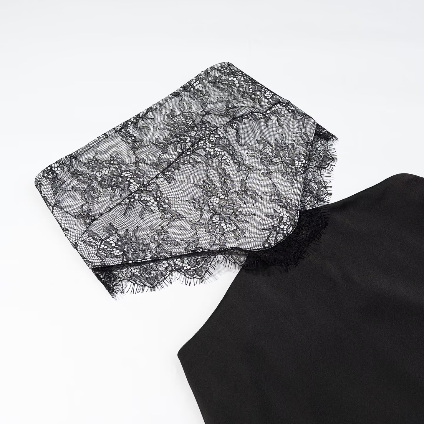 Satin Lace Backless Maxi Dress KUN-00053