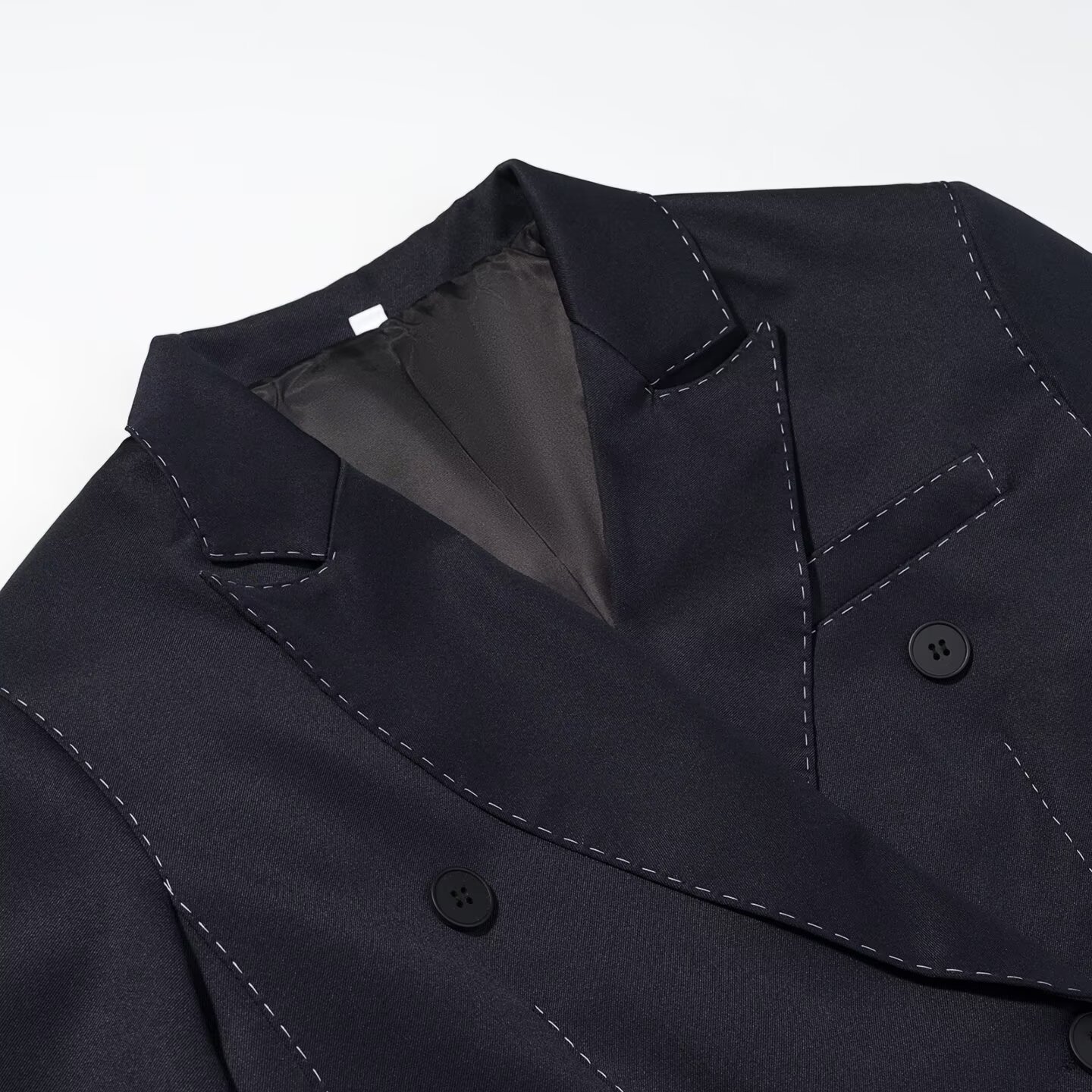 Blazer de mujer de manga larga acolchado, traje casual elegante KUN-00012