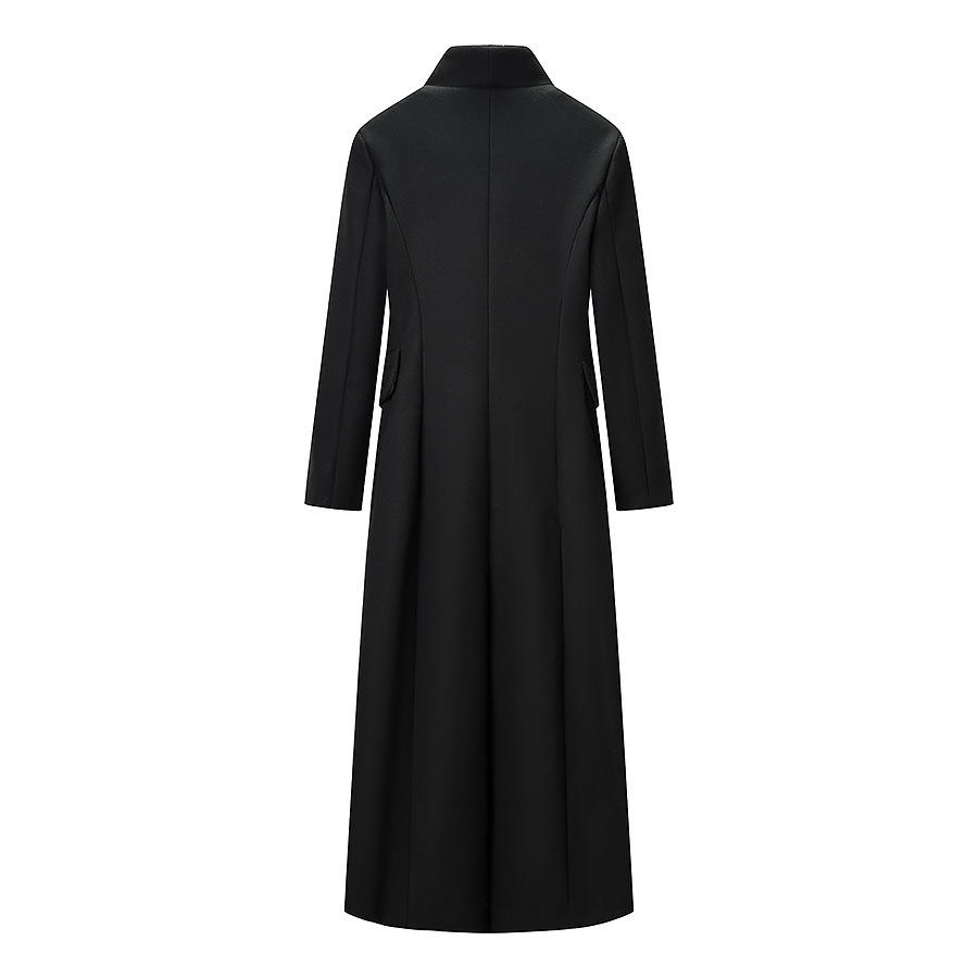 Abrigo largo de lana para mujer - Elegante abrigo informal KUN-00037