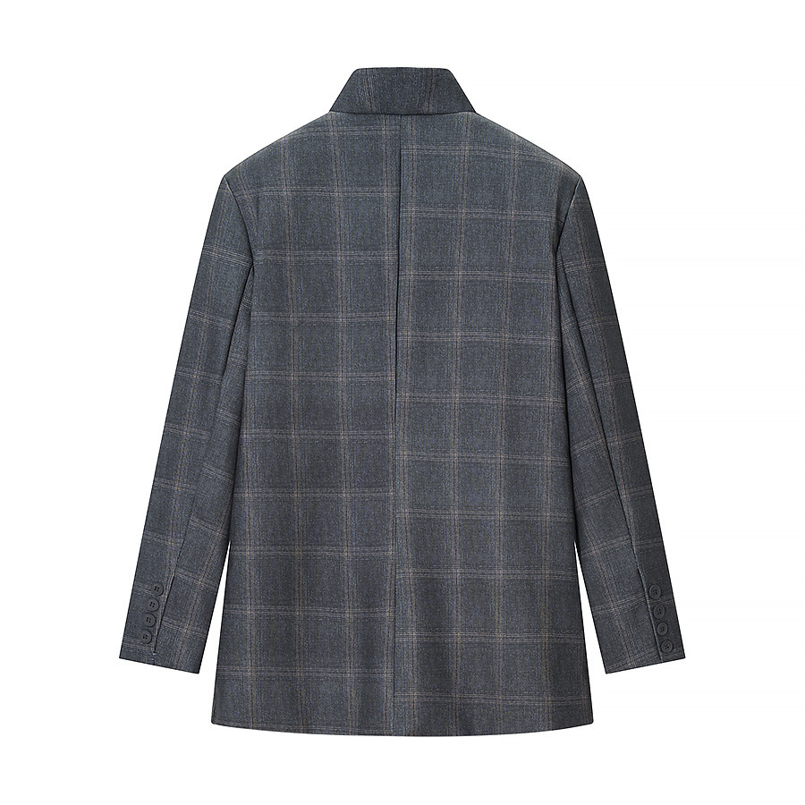 Women's Plaid Jacket - Stylish Casual Classic KUN-00154