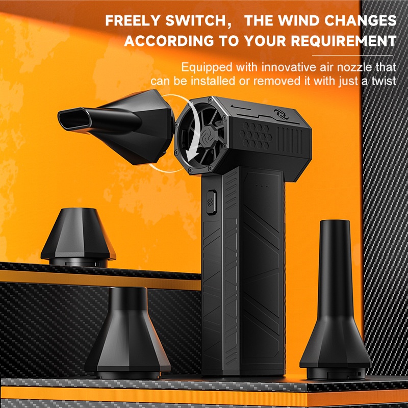 Mini Portable Air Duster & Blower - Cordless Electric Fan