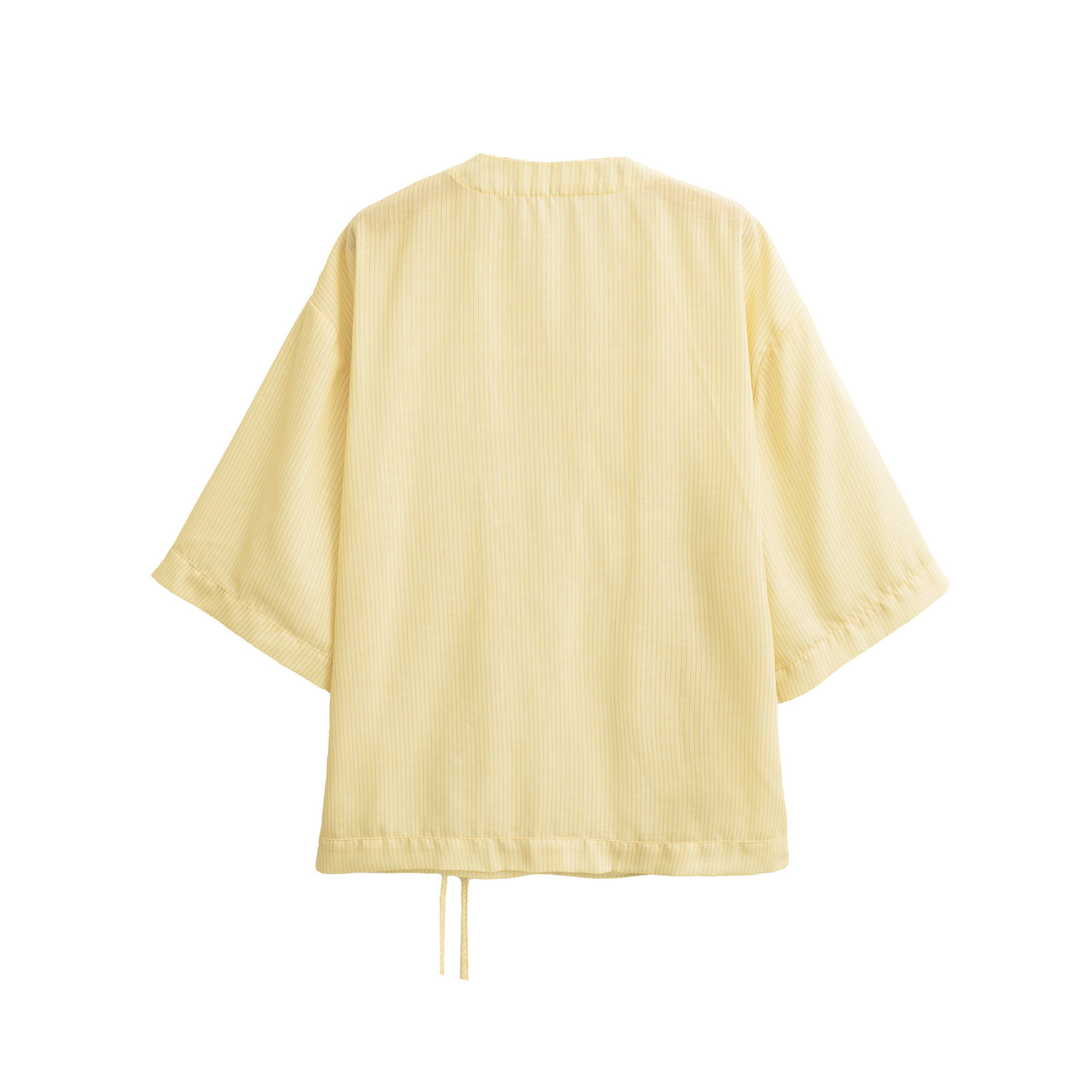 Striped Kimono Cardigan with Bow KUN-00063