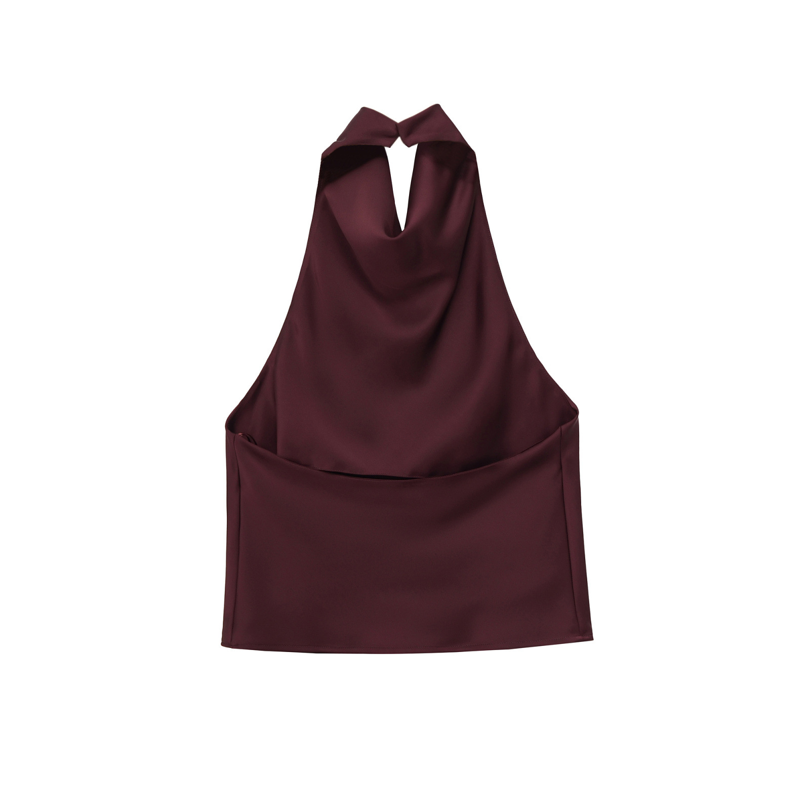 Haut dos nu en satin - Style européen chic KUN-00007