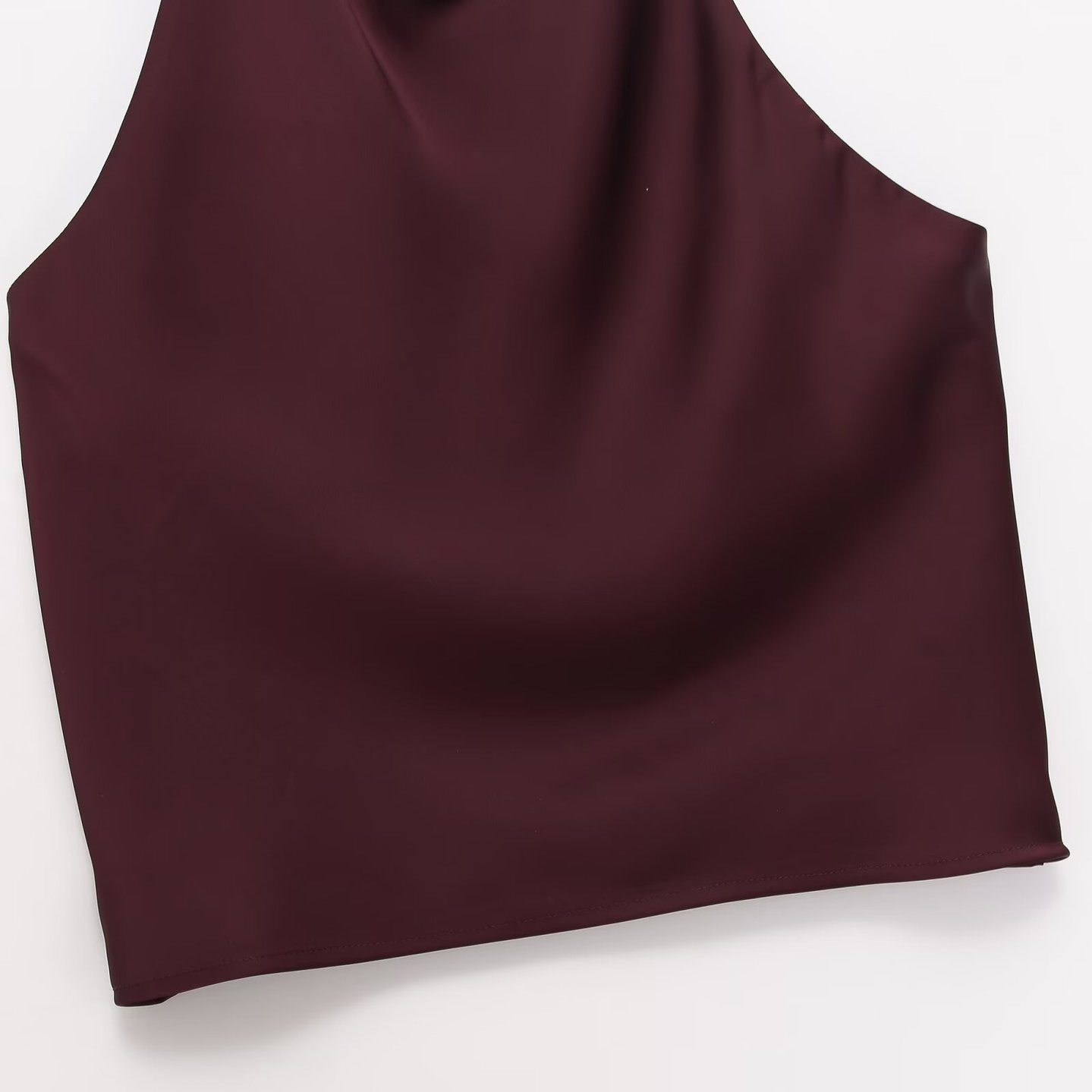 Haut dos nu en satin - Style européen chic KUN-00007