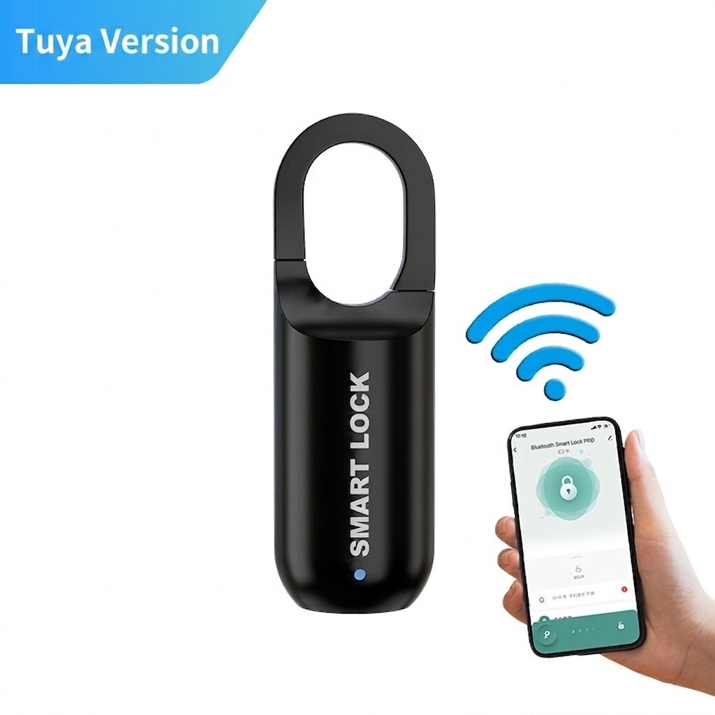 Smart Fingerprint Padlock, Biometric Keyless Entry, 0.3s Fast Unlock, USB Rechargeable Security Lock for Gym Locker, Backpack, Suitcase, Zinc Alloy