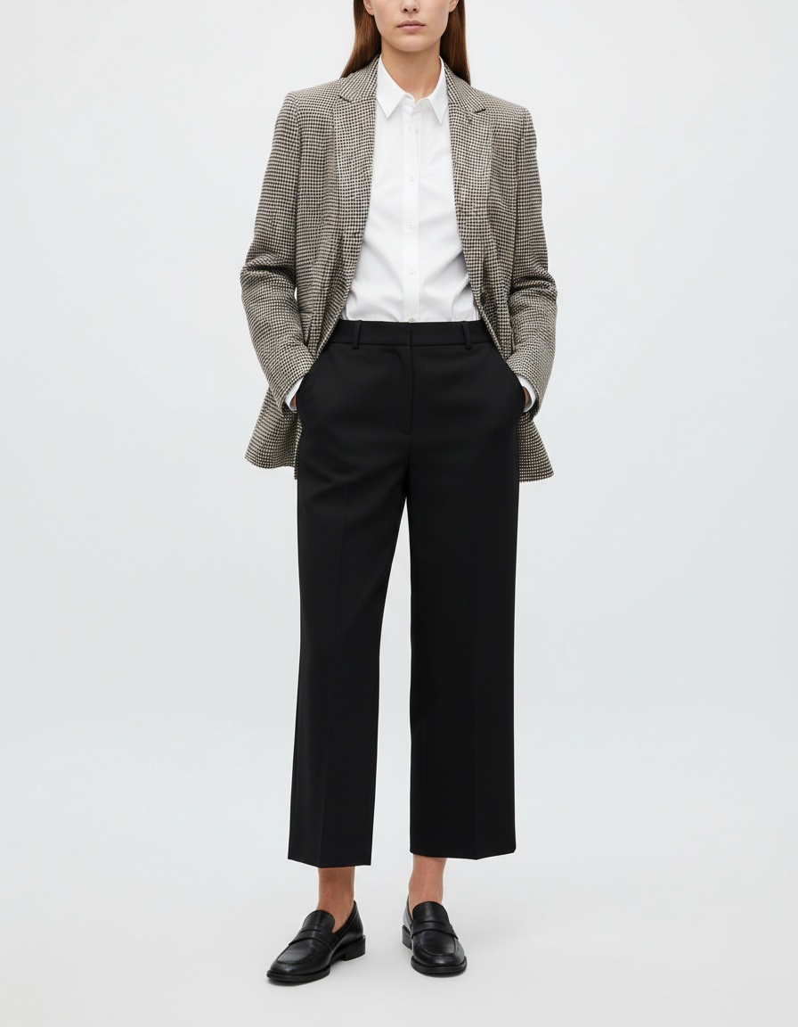 Blazer pied de poule, giacca elegante e casual KUN-00053