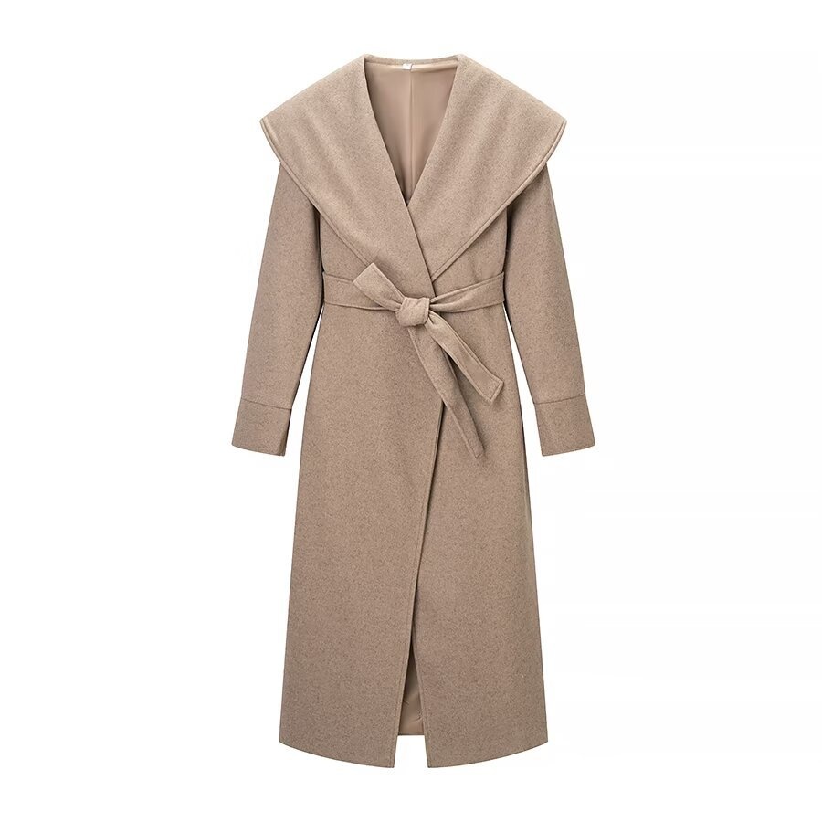 Cappotto doppiopetto in misto lana KUN-00011