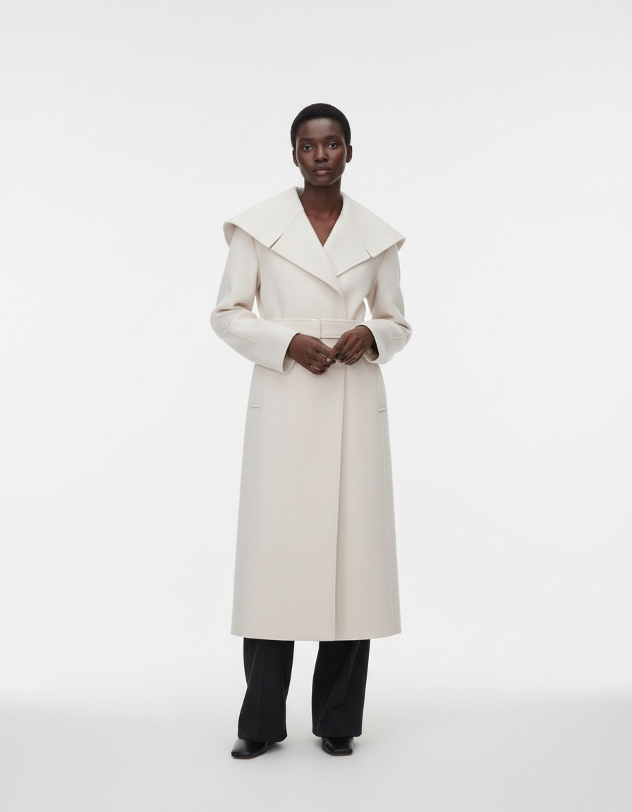 Cappotto doppiopetto in misto lana KUN-00011