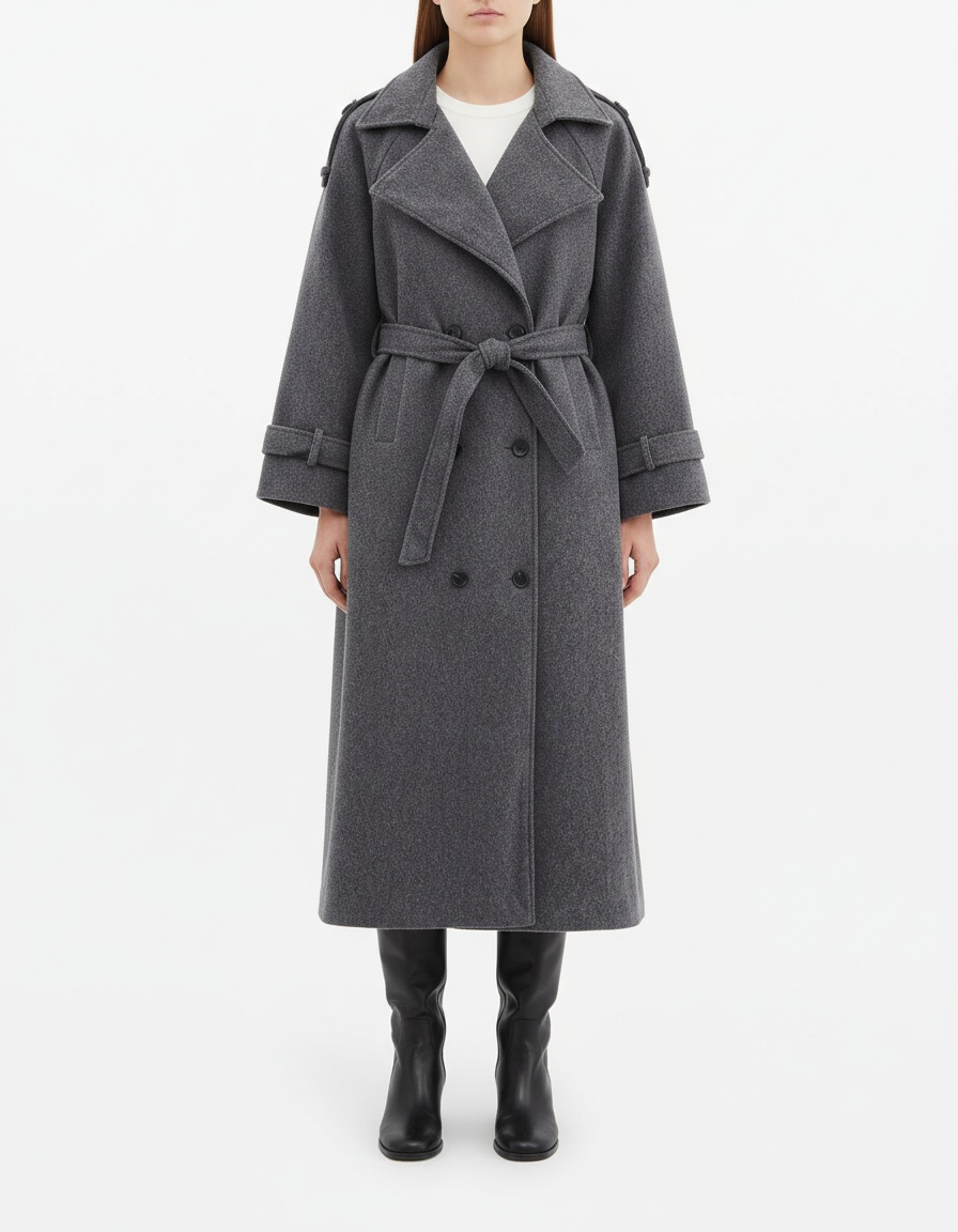 Cappotto da donna in misto lana - Elegante cappotto casual KUN-00012