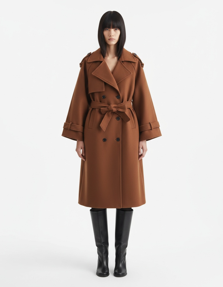 Cappotto da donna in misto lana - Elegante cappotto casual KUN-00012