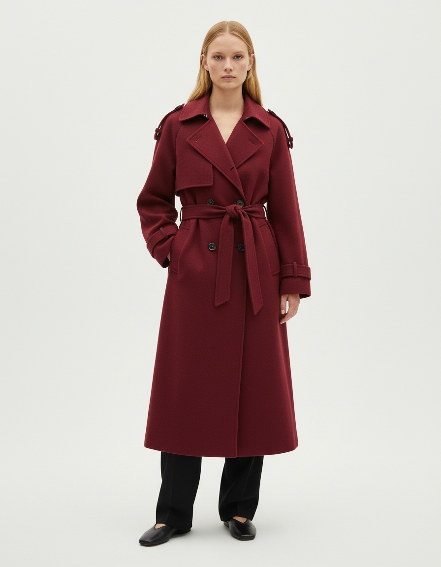 Cappotto da donna in misto lana - Elegante cappotto casual KUN-00012