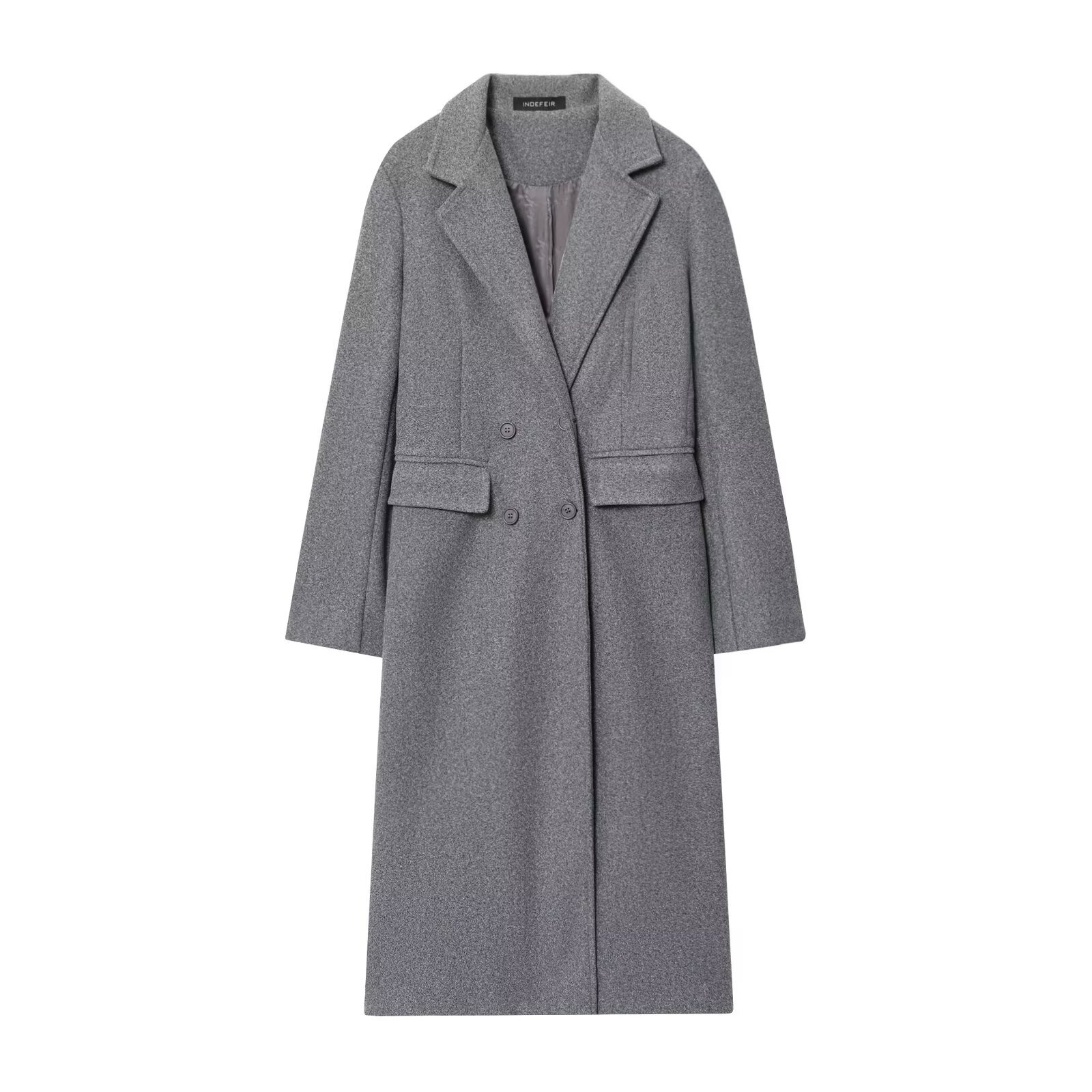 Cappotto in misto lana, capospalla casual e alla moda KUN-00021