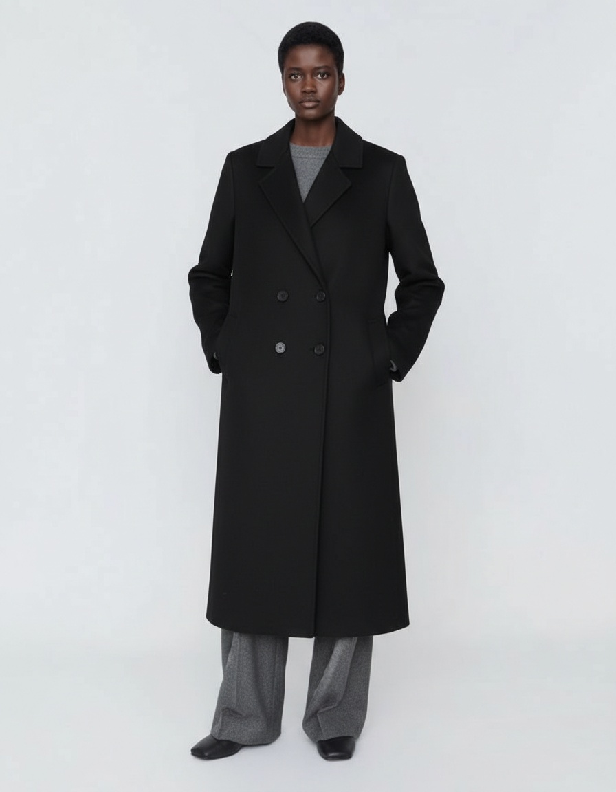 Cappotto in misto lana, capospalla casual e alla moda KUN-00021