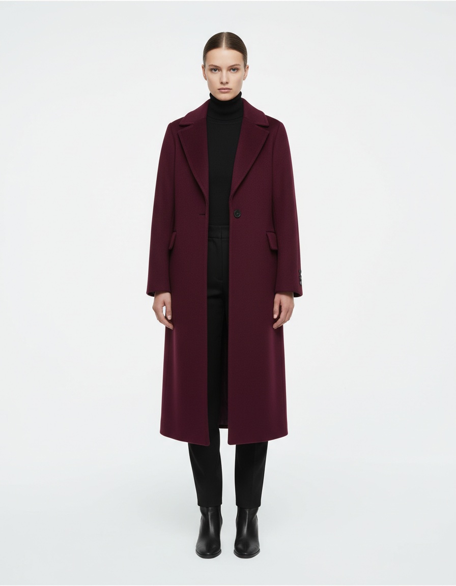 Cappotto in misto lana, capospalla casual e alla moda KUN-00021