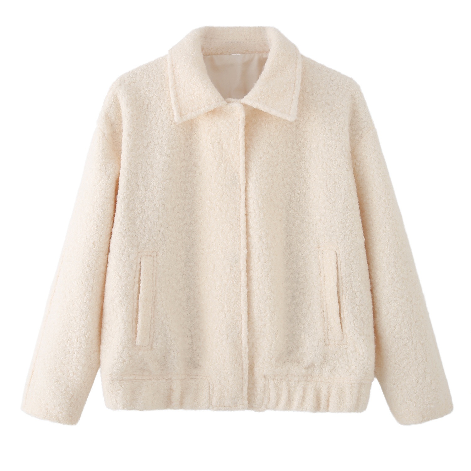 Cappotto classico da donna in misto lana KUN-00023