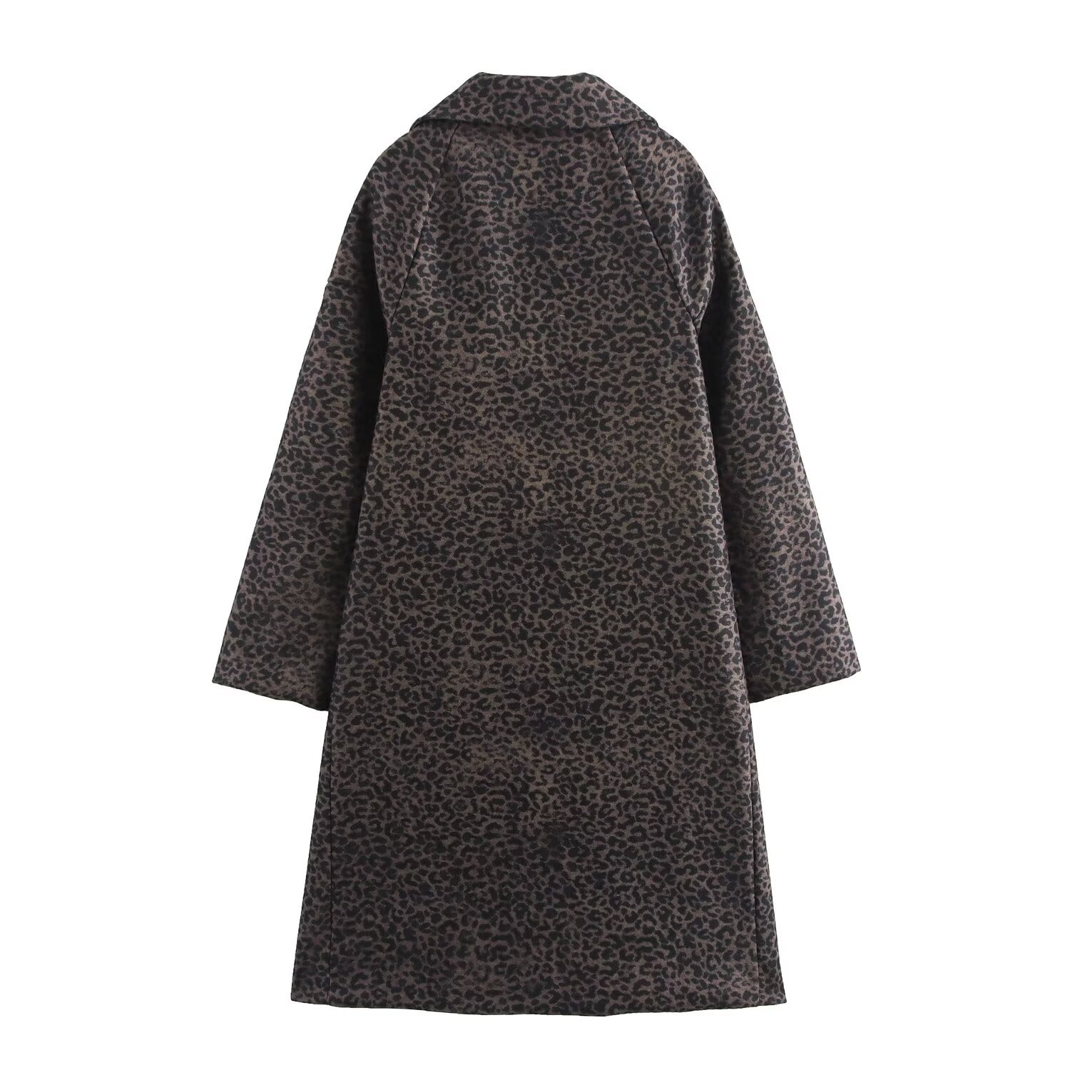 Cappotto con stampa animalier - Capospalla alla moda KUN-00031