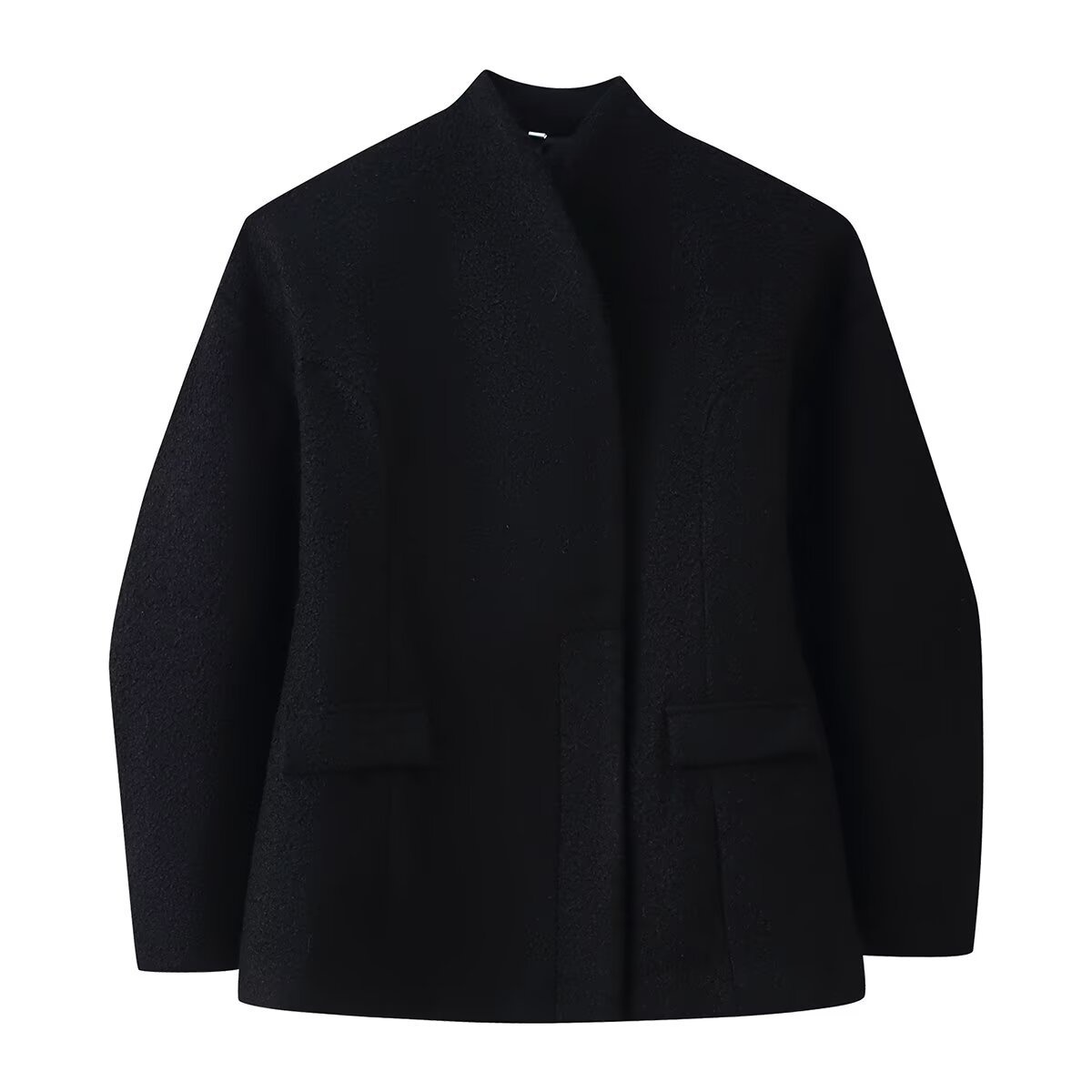 Cappotto da donna in misto lana - Elegante cappotto invernale con cintura KUN-00040