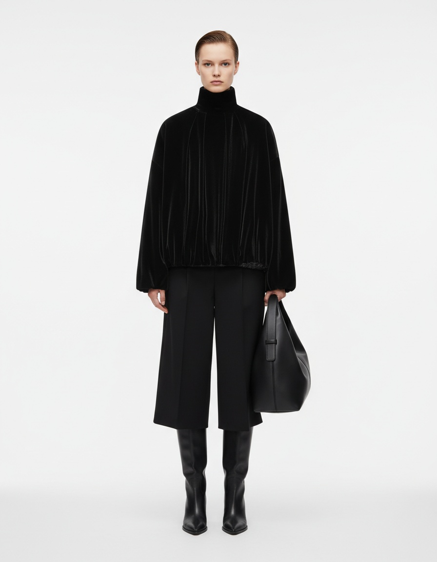 Giacca bomber in velluto, capospalla alla moda KUN-00050