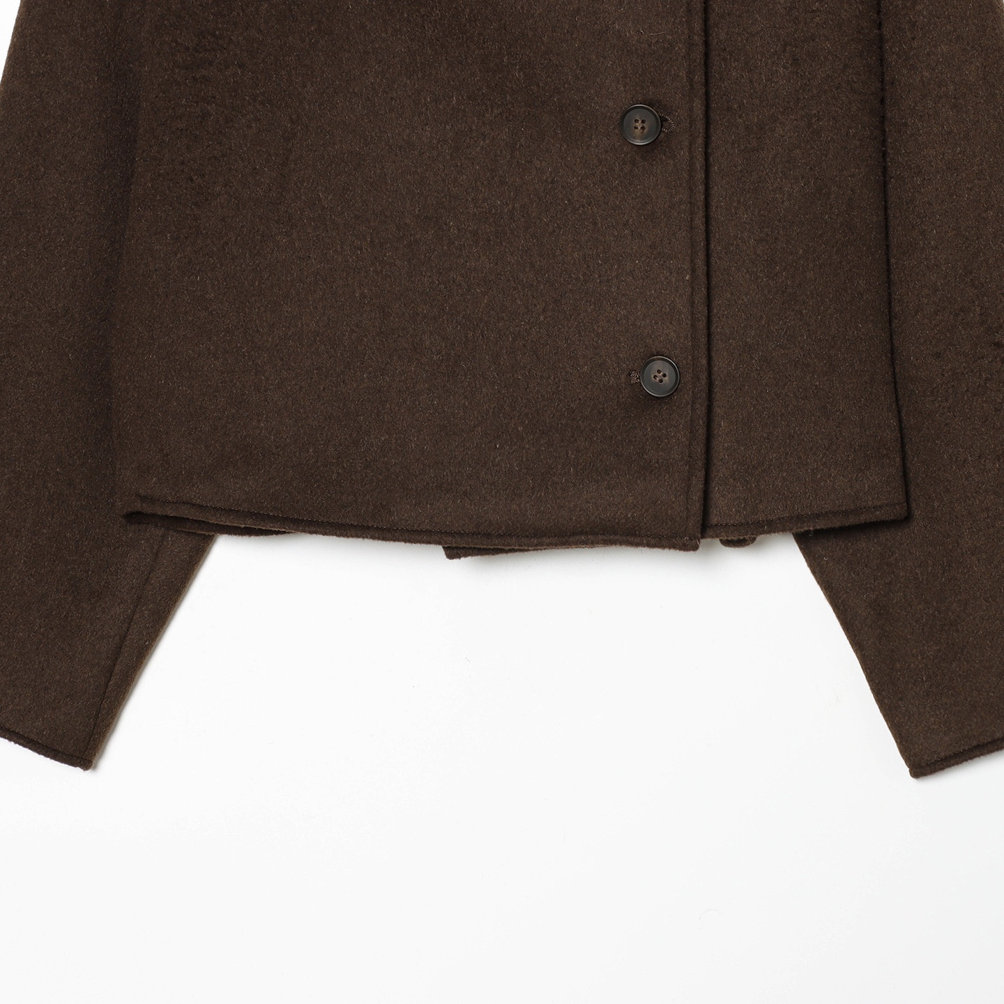 Giacca da donna morbida a doppio petto a maniche lunghe KUN-00051