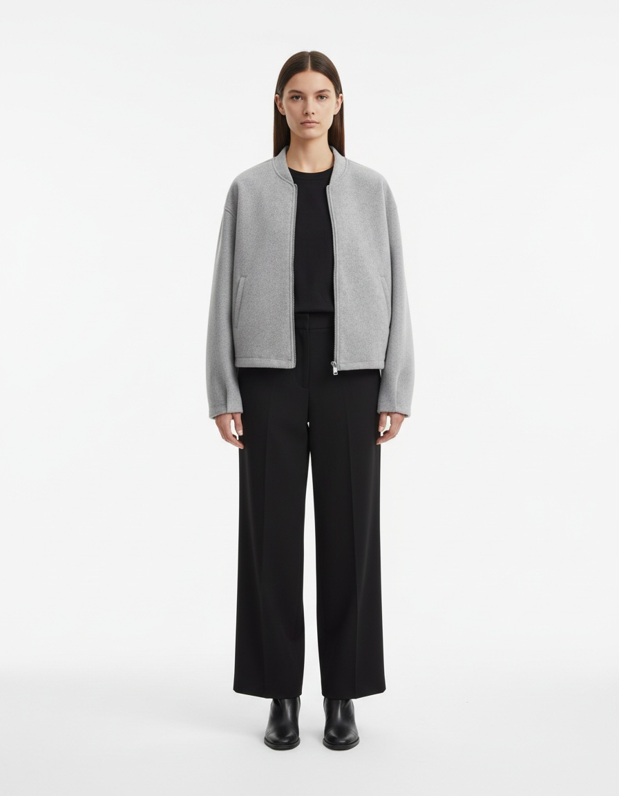 Giacca da aviatore da donna morbida - Casual Chic KUN-00064