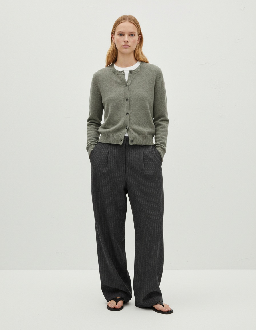 Cappotto da donna in misto cashmere e lana - Stile chic e basic KUN-00065