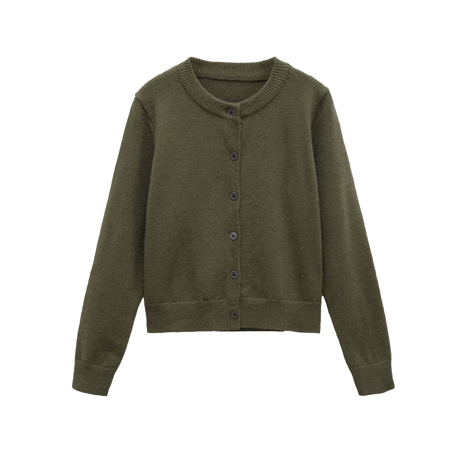 Cappotto da donna in misto lana - Elegante capospalla con scollo rotondo KUN-00066