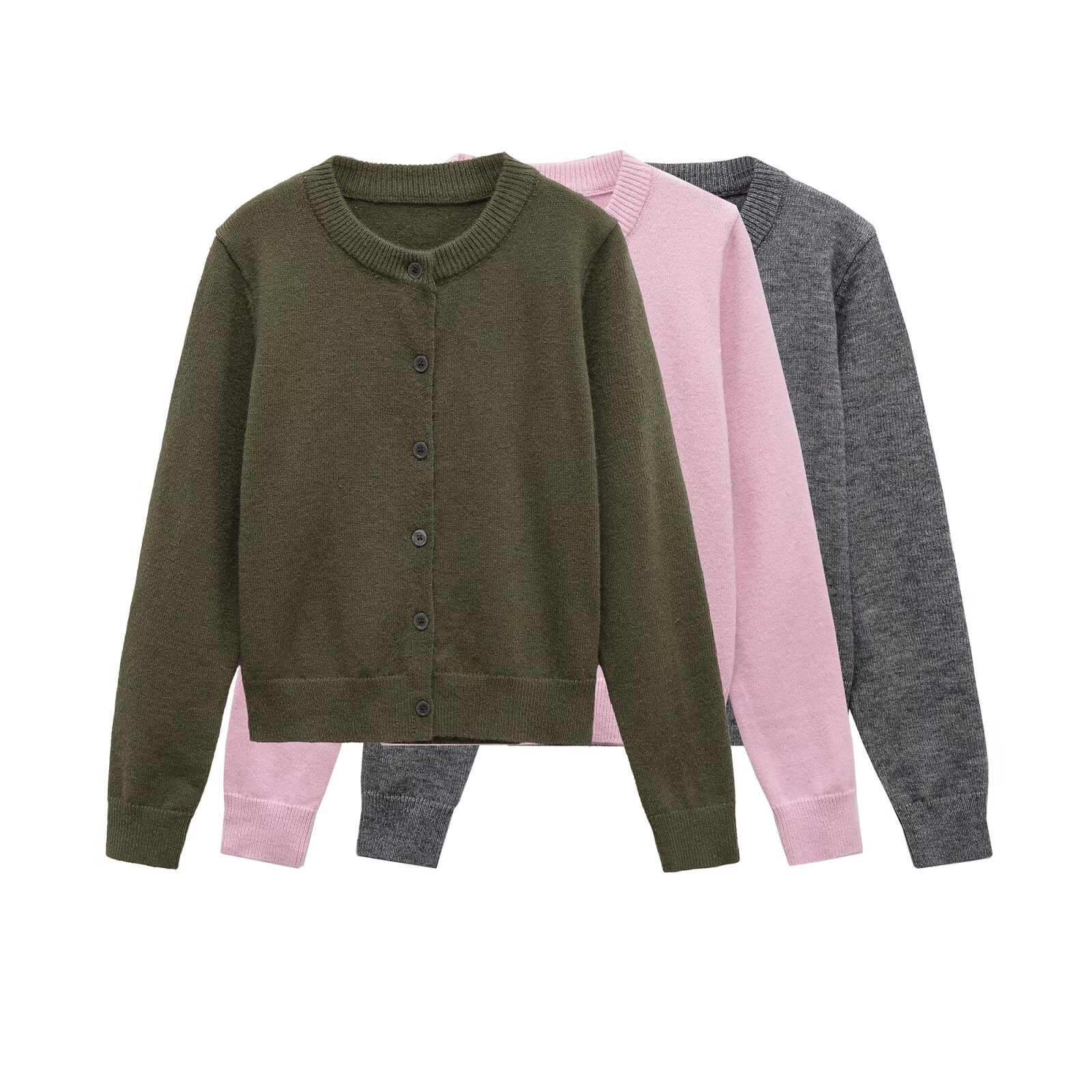 Cappotto da donna in misto lana - Elegante capospalla con scollo rotondo KUN-00066