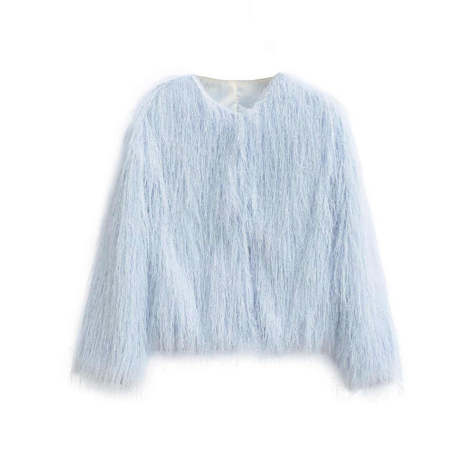 Giacca di jeans con frange da donna, trendy, casual e versatile KUN-00071